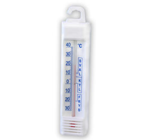 Kyltermometer plast vit