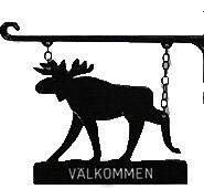 Välkomstskylt Älg