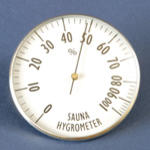Bastuhygrometer Rund